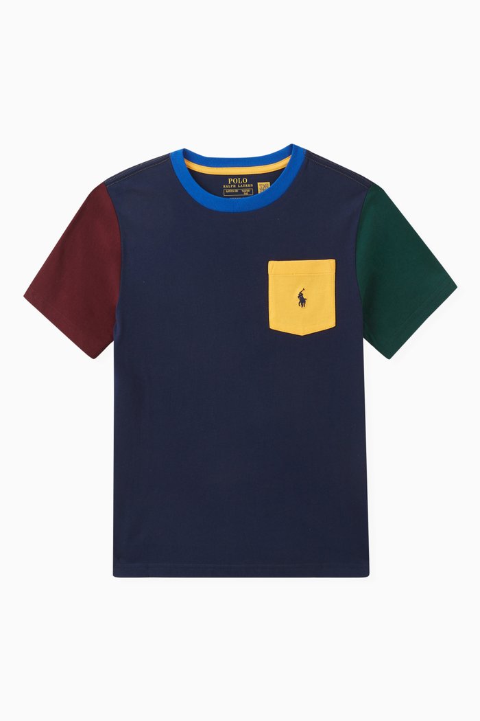 

Logo T-shirt in Cotton, Blue