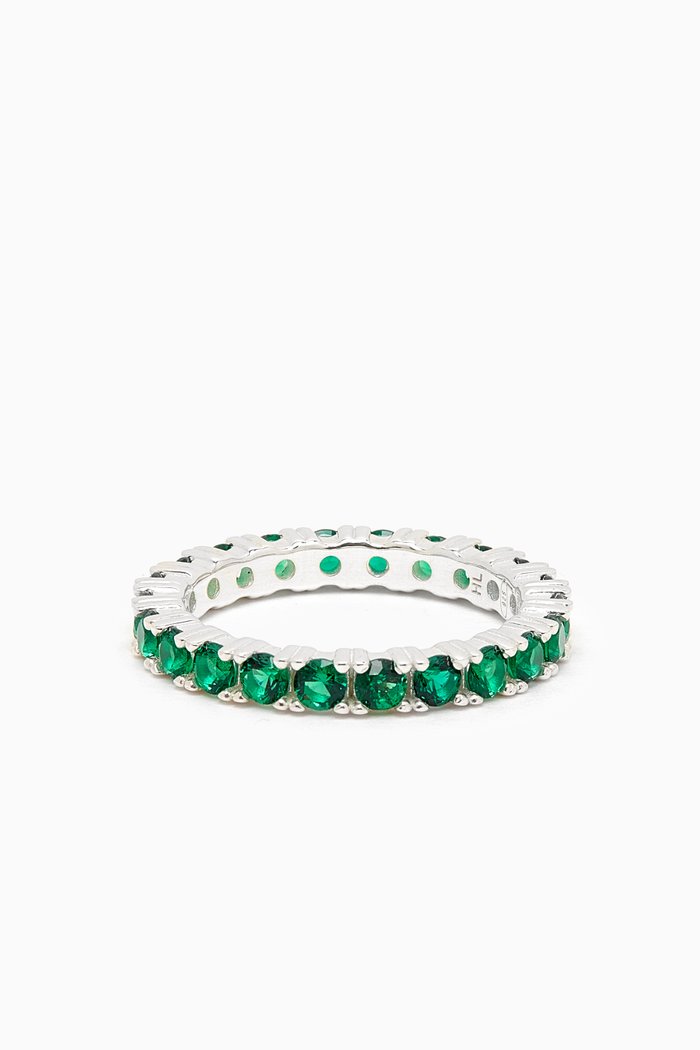 

CZ Eternity Ring in Sterling Silver