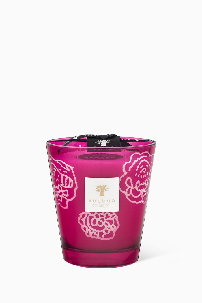 

Roses Burgundy Max 16 Candle Collectible, 1100g, Colourless