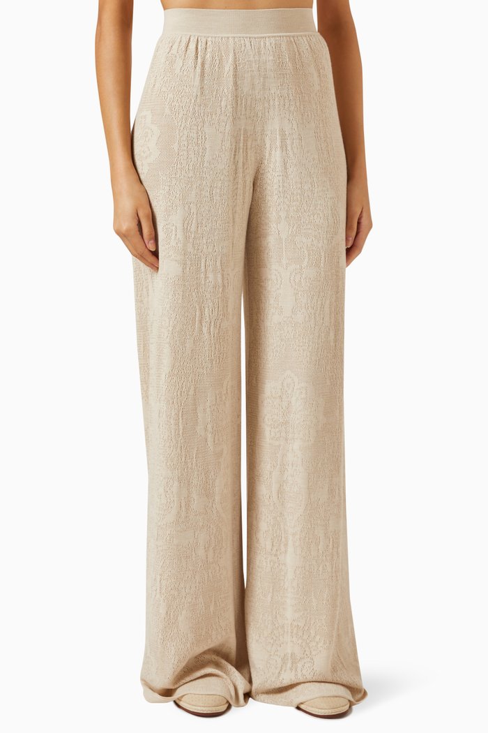 

Cajamarca Trousers in Virgin Wool, Neutral