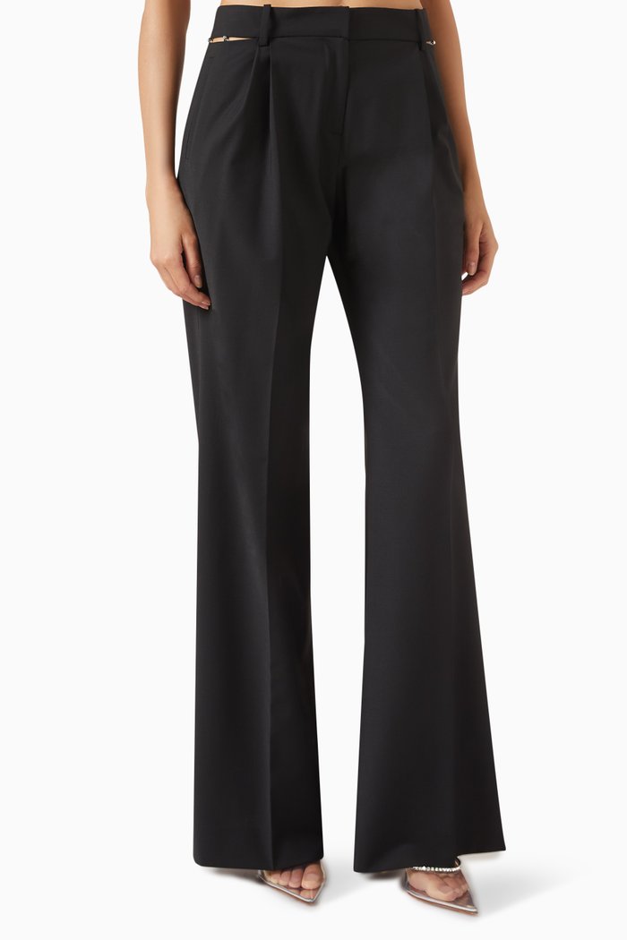

Raya Pants in Wool-blend, Black