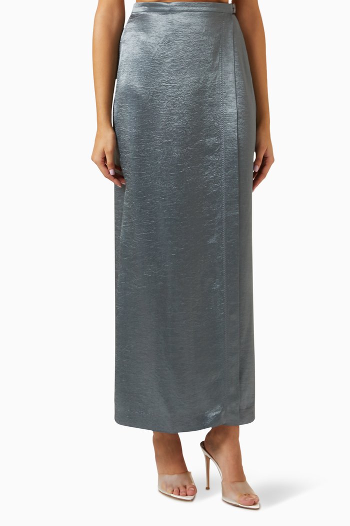 

Minerva Maxi Skirt, Grey