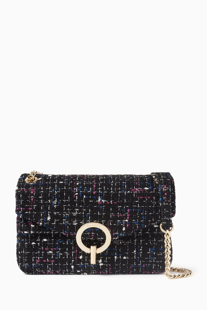 

Small YZA Bag in Tweed, Black