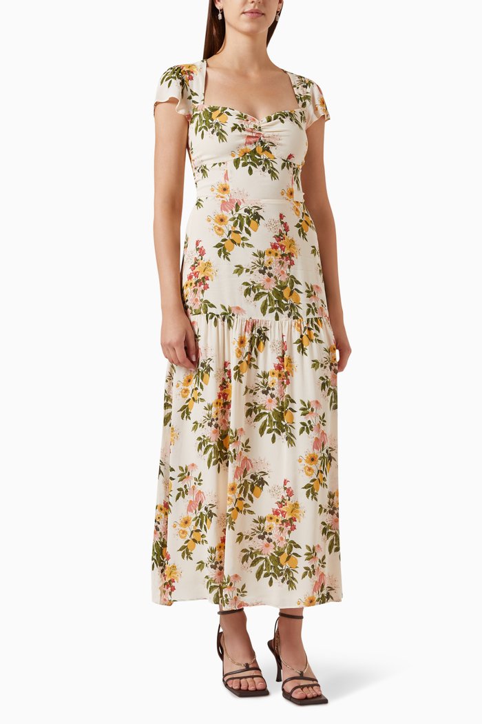 

Myah Midi Dress in Viscose-georgette, Multicolour