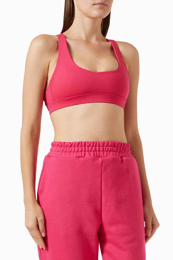 

Lulu Sports Bra in Softskin100©, Pink