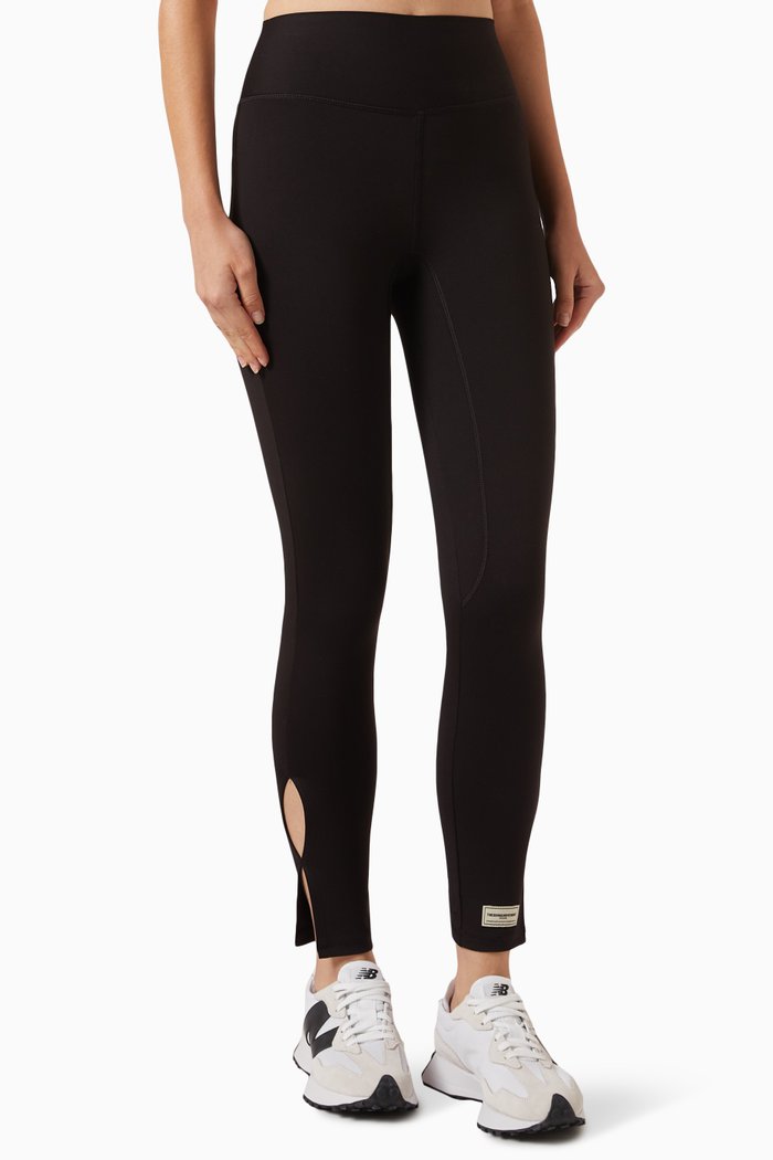 

Side-split Leggings in Softskin100©, Black