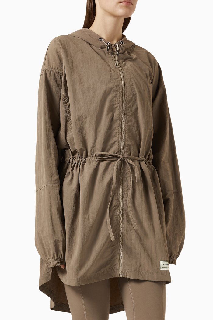 

Zip Hoodie in Re-Shell100©, Neutral