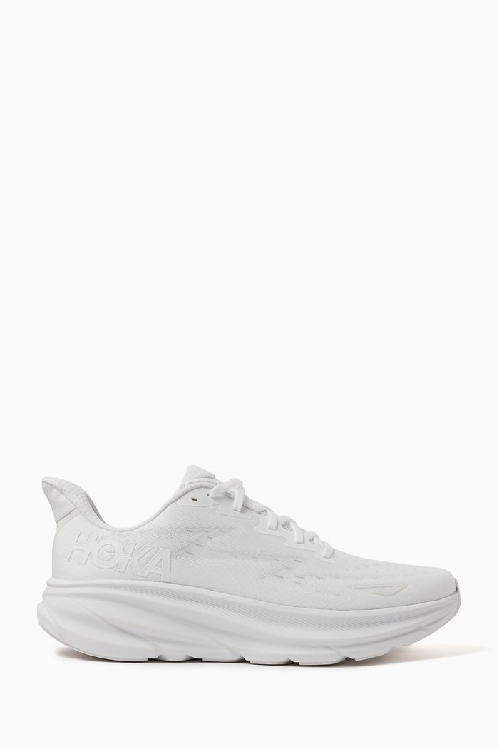 

Clifton 9 Sneakers in Knit, White