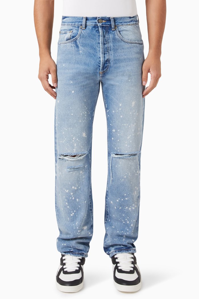 

Loose Jeans in Denim, Blue