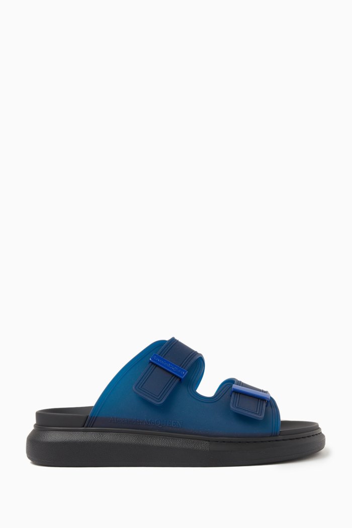 Hybrid Slides in Rubber, Blue