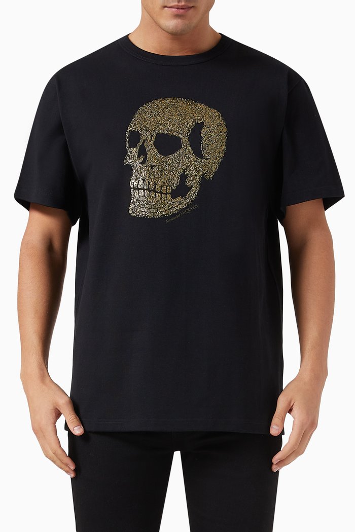 Skull T-shirt in Organic Cotton-jersey, Multicolour