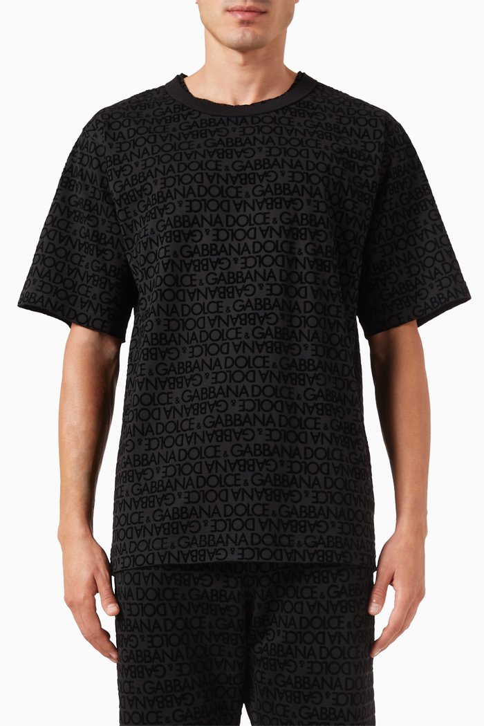 

Logo T-shirt in Cotton, Black