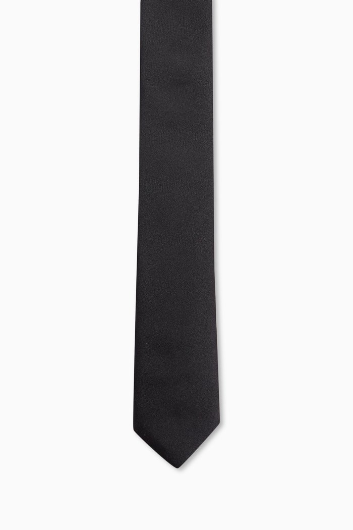 

Gold-fit Tie in Silk, Black