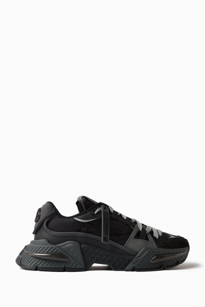

Airmaster Low-top Sneakers in Leather, Black