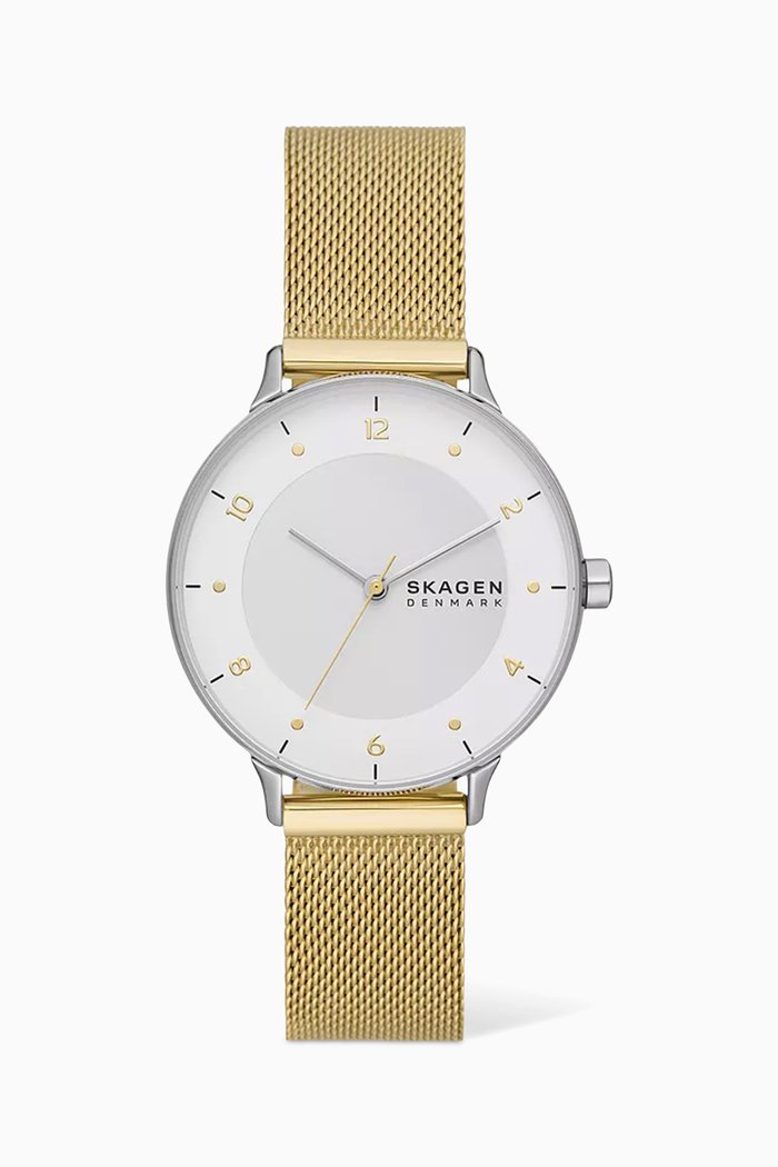 

Riis Quartz Stainless Steel Watch, 36mm, Gold