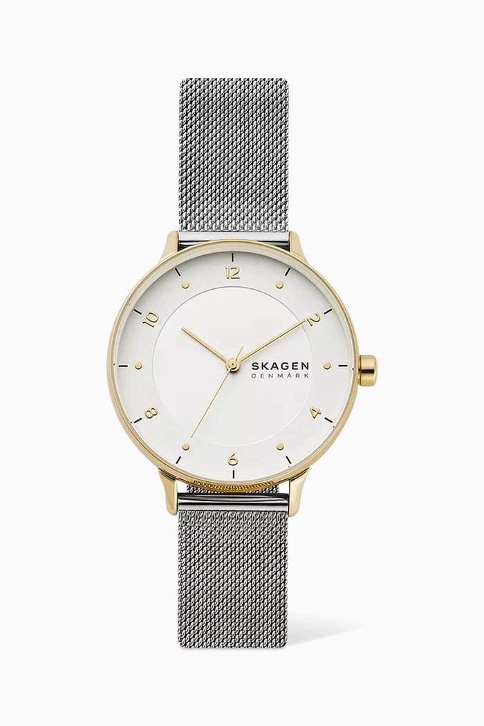 

Riis Quartz Stainless Steel Watch, 36mm, Silver