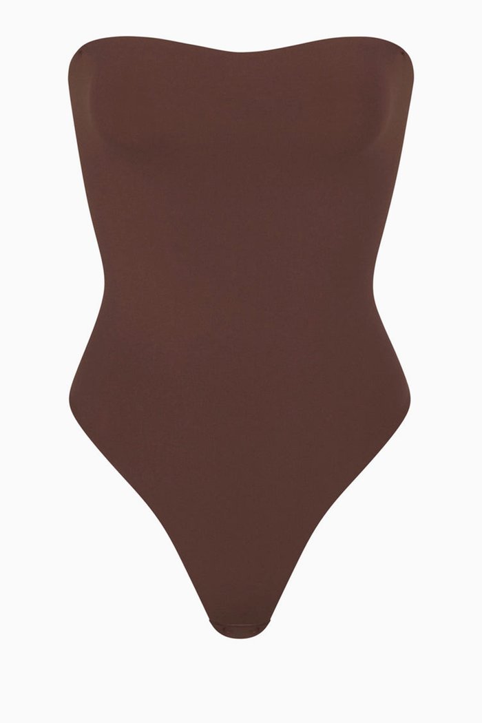 

Fits Everybody Strapless Bodysuit, Brown