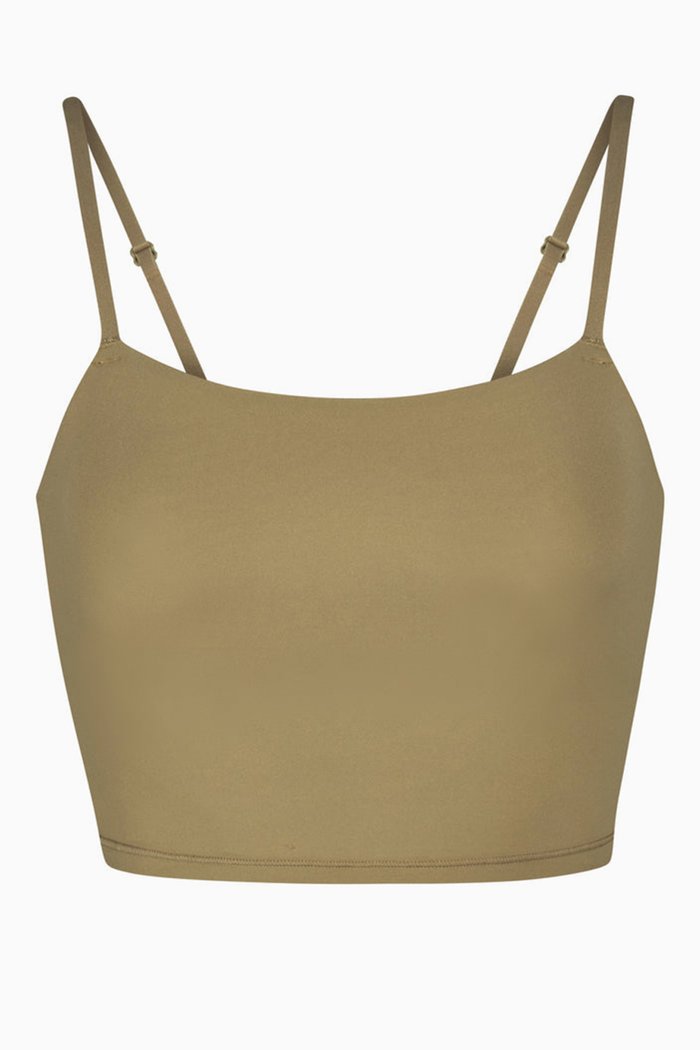 

Fits Everybody Cropped Cami Tank Top, Green