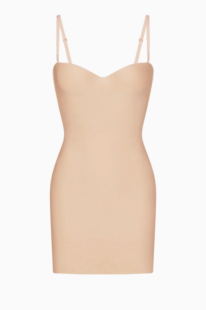 

Underwire Slip Dress, Grey