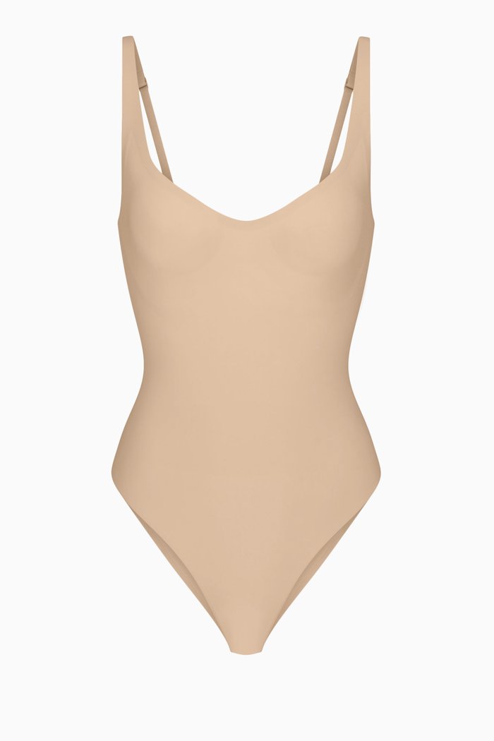 

Foundations Moulded Brief Bodysuit, Grey