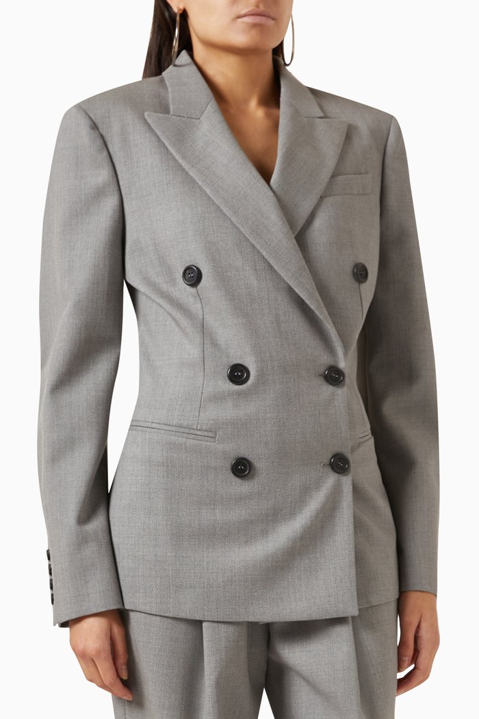 

Myra Jacket in Wool, Grey