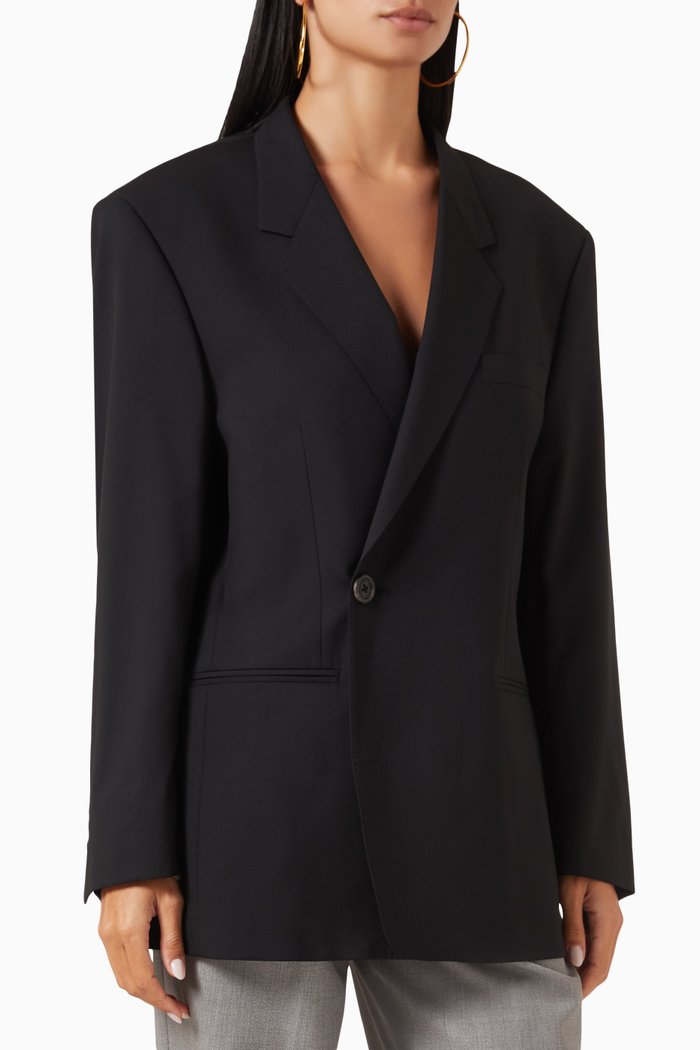

Hubby Jacket in Wool, Black