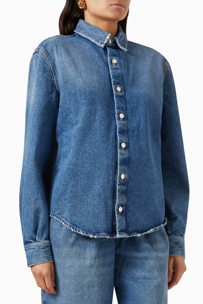 

Erin Shirt in Denim, Blue