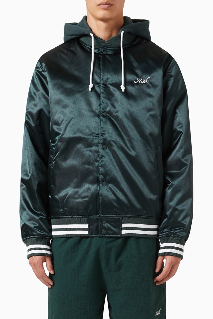 

Gorman Jacket in Satin, Green