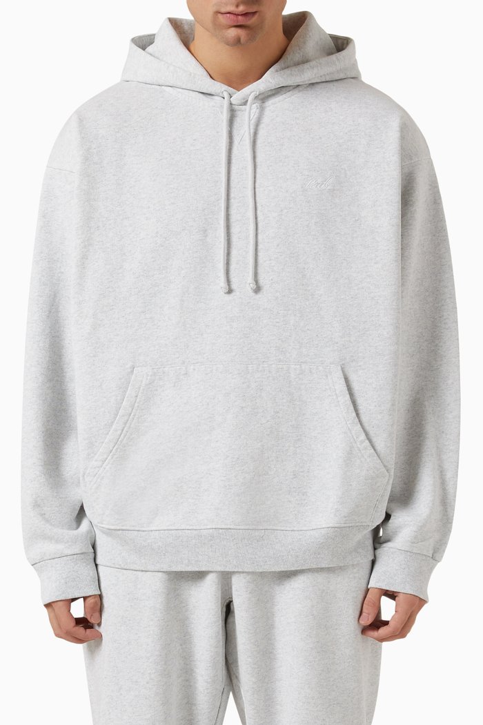 

Nelson Hoodie in Cotton-fleece, Grey