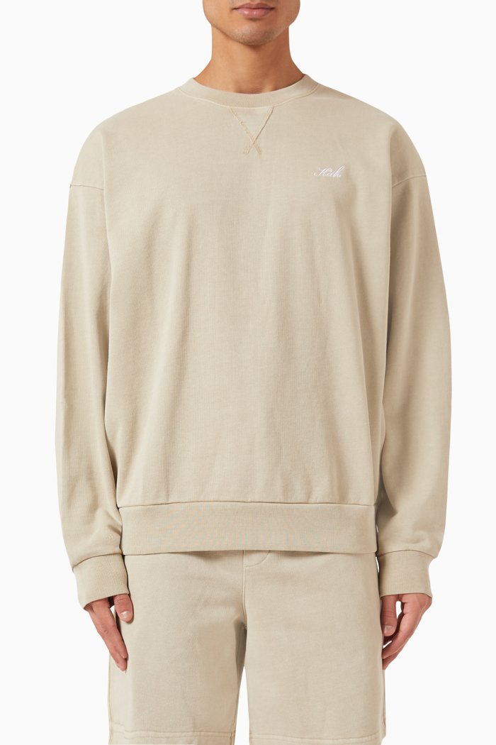 

Nelson Sweatshirt in Cotton-fleece, Neutral