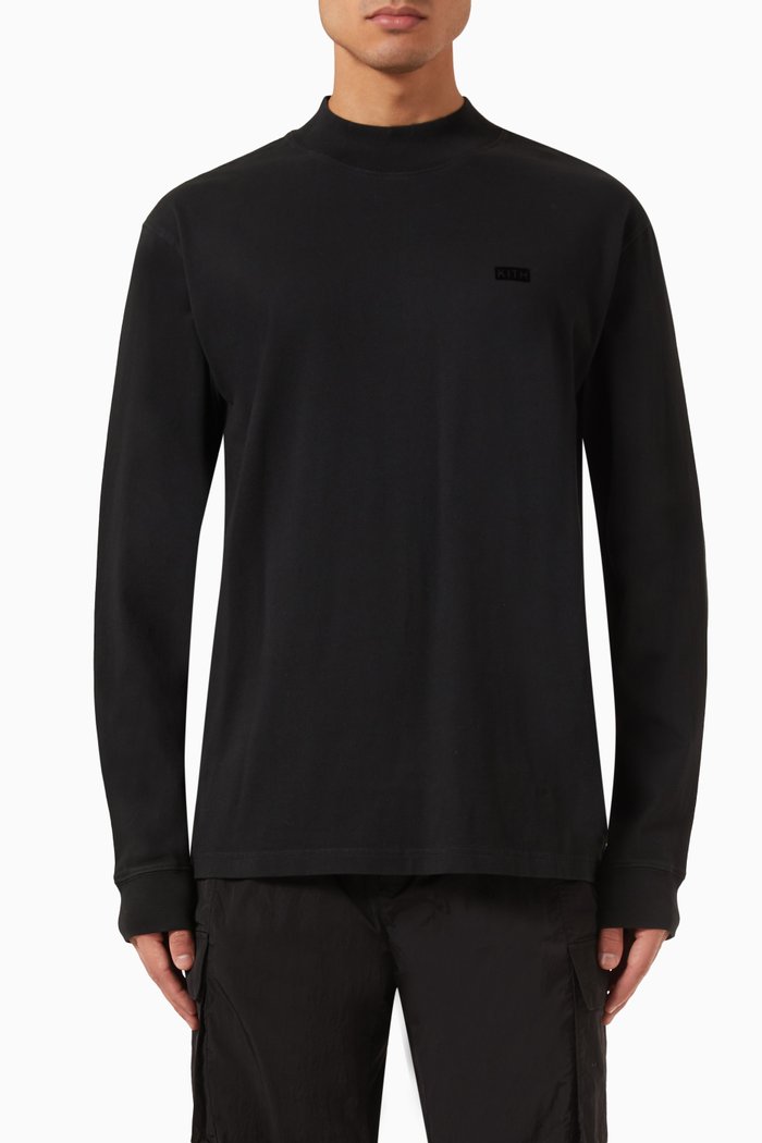 

LAX Sweatshirt in Cotton-jersey, Black