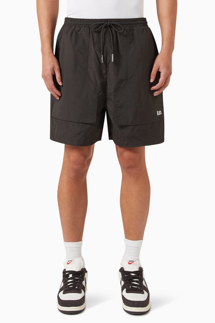 

Alden Pocket Shorts in Cotton-nylon Blend, Grey