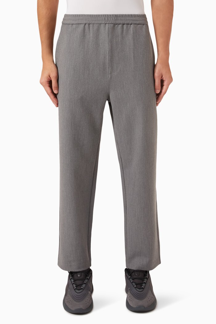 

Barrow Pants in Double-weave Ponte, Grey