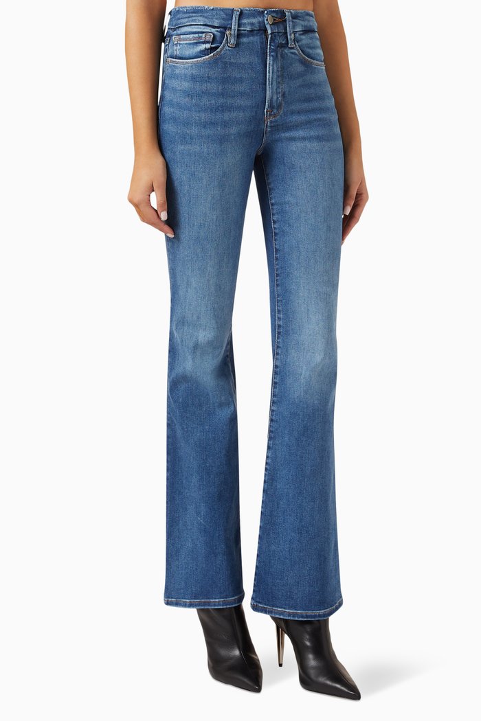 

Always Fits Good Classic Boot-cut Jeans in Denim, Blue