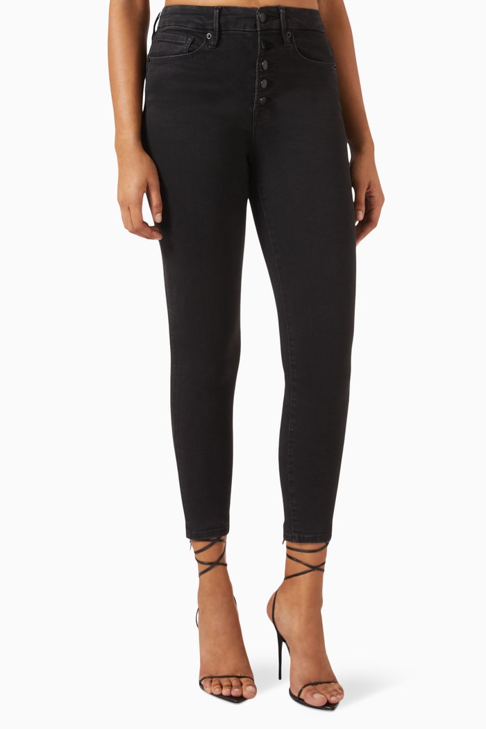 Always Fits Good Legs Jeans in Denim, Black