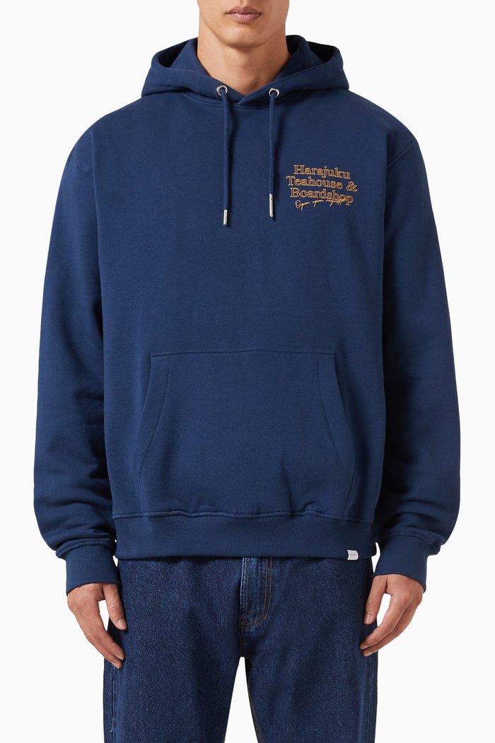 

Harajuku Hoodie in Cotton, Blue