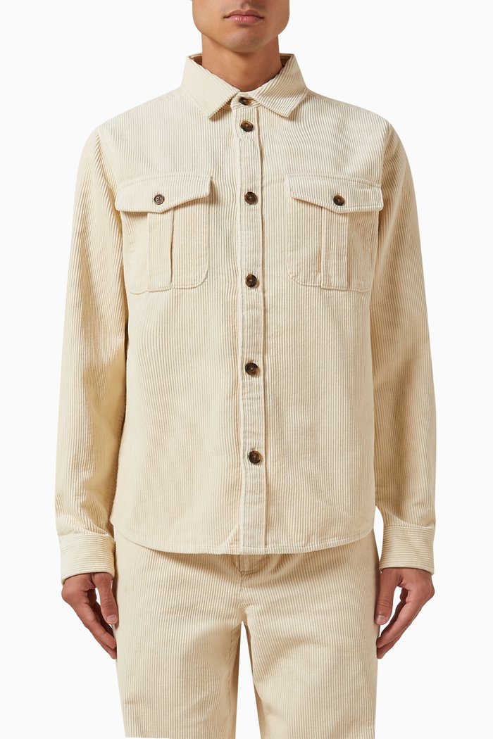 

Kody Overshirt in Corduroy, Neutral
