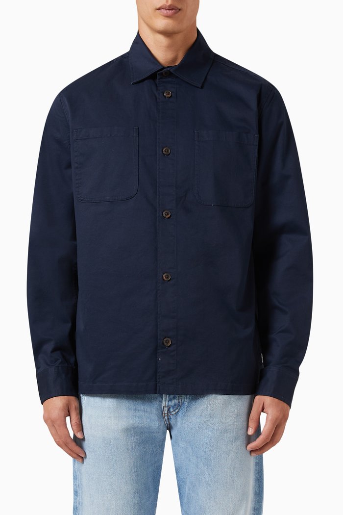 

Jared Shirt in Twill, Blue