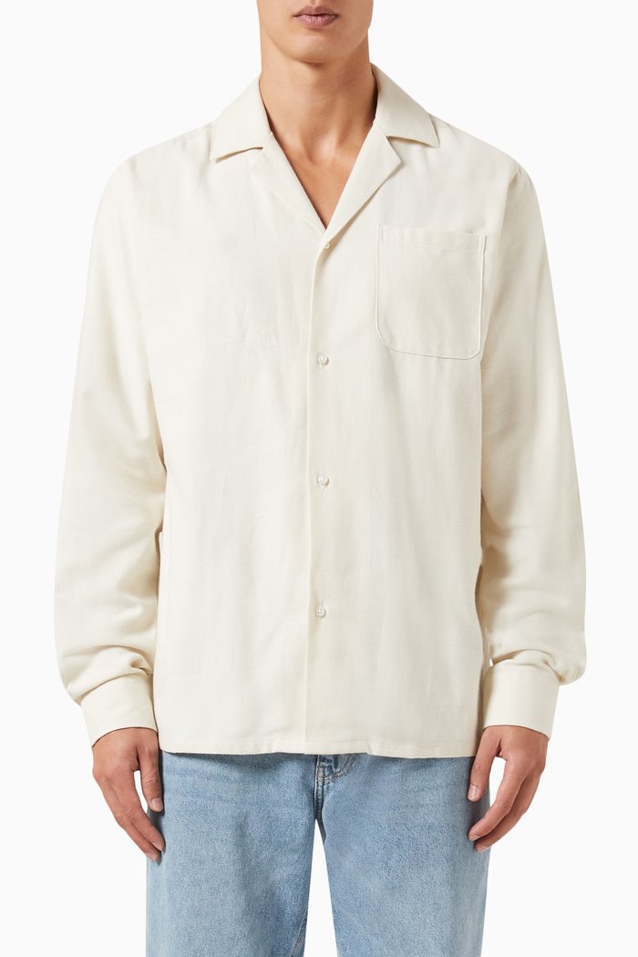 

Lawson Shirt in Cotton, Neutral