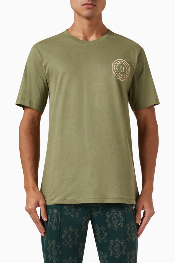 

Donovan T-shirt in Cotton, Green