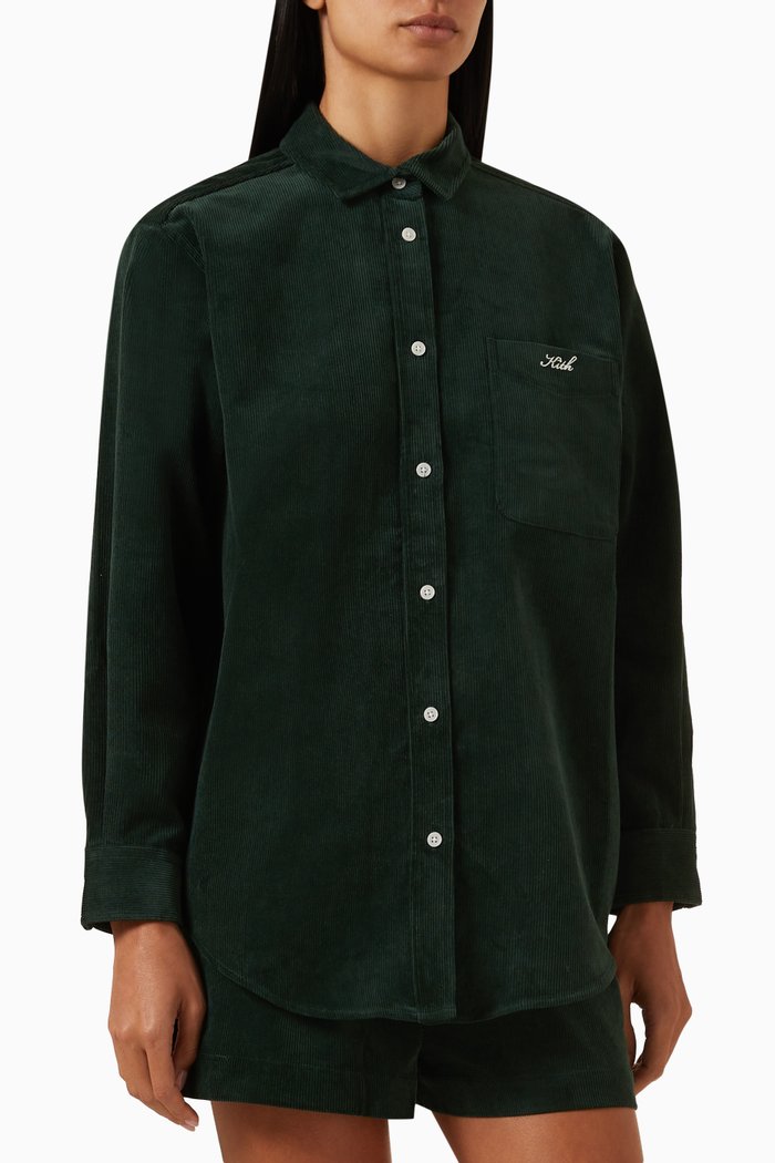 

Ora II Shirt in Corduroy, Green