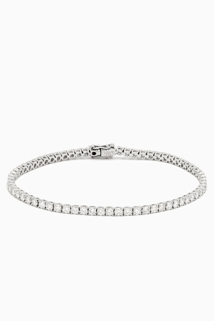 Diamond Tennis Bracelet in 18kt White Gold
