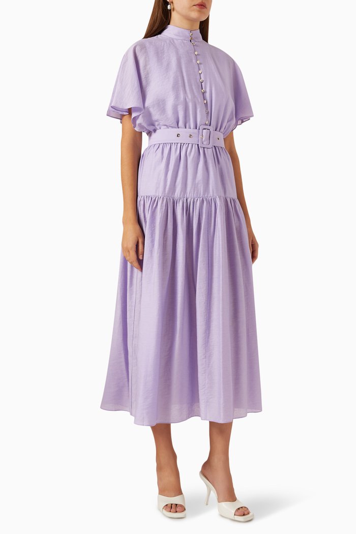 

Amore Midi Dress, Purple