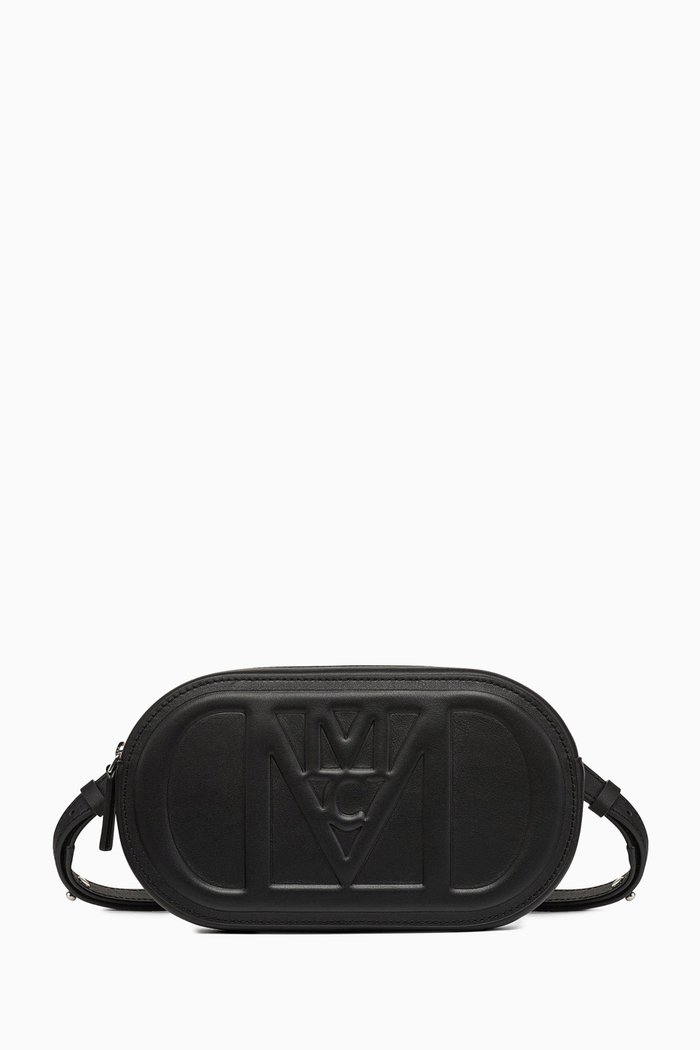 

Small Mode Travia Crossbody Pouch in Spanish Nappa, Black