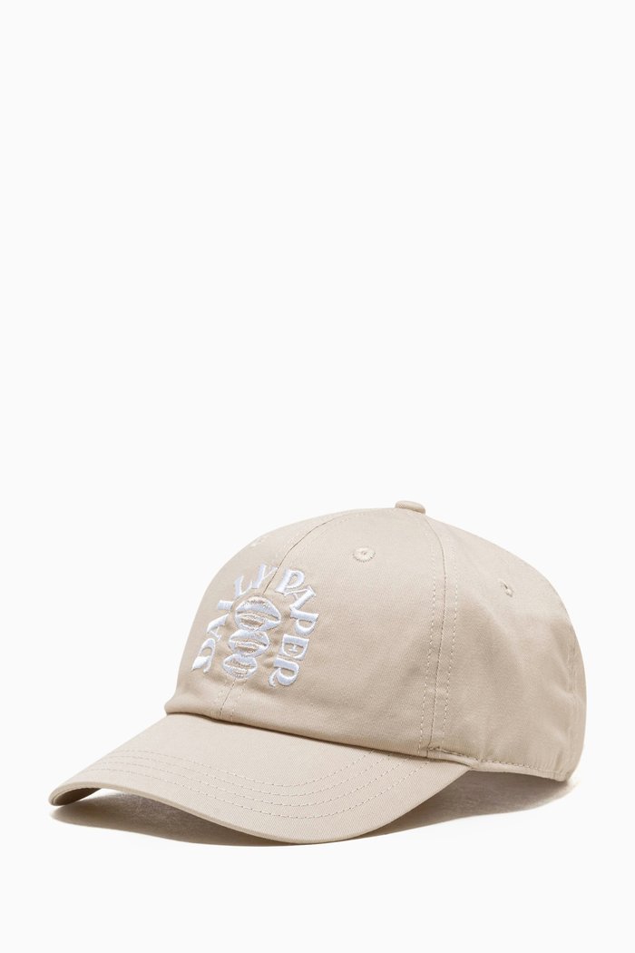 Ron Logo Cap in Cotton, Neutral