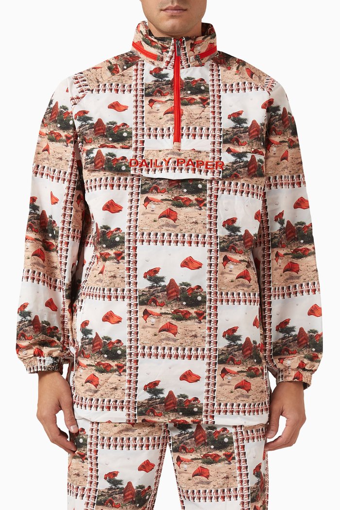 

Ramses Concealed-hood Track Jacket, Multicolour