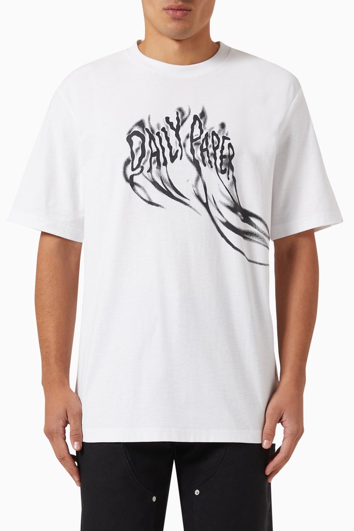 

Rolandis Short Sleeved T-shirt in Cotton, White