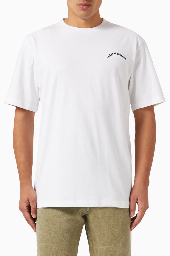 

Rachard Short Sleeved T-Shirt in Cotton, White