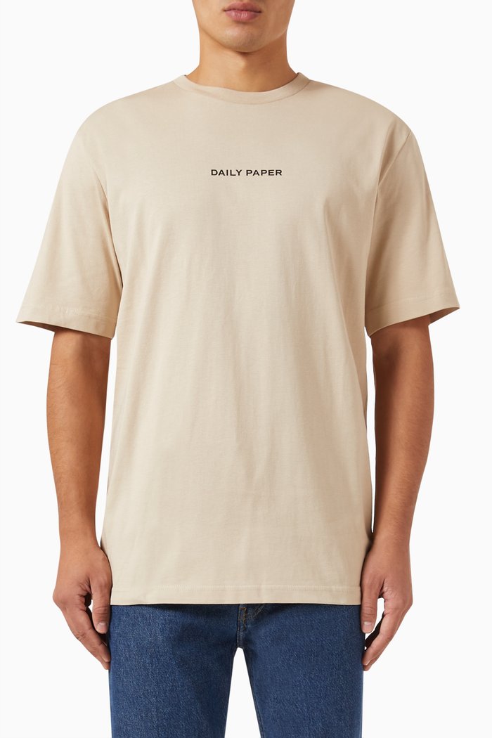 

Rudo Short Sleeved T-shirt in Cotton, Neutral