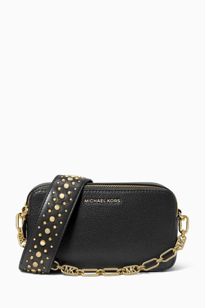 

Small Jet Set Camera Crossbody Bag in Leather, Black